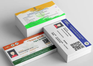 Online PVC card and printing service dashboard preview